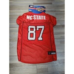 Pets Wear Collegiate NC State Wolfpack Team Jersey Pet Wear Dogs Size Large